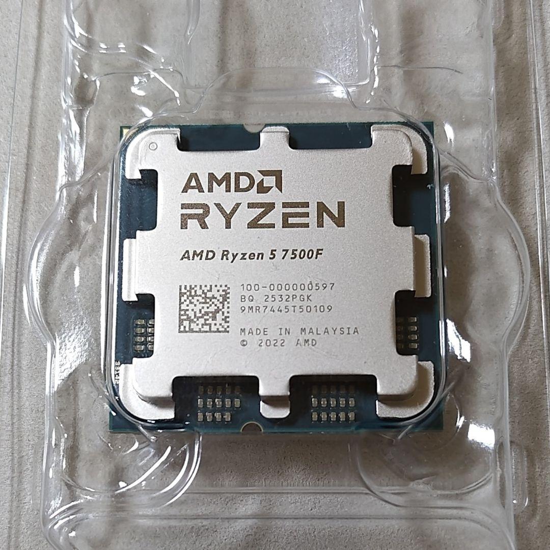 新品未使用☆AMD Ryzen 5 7500F Socket AM5 6コア