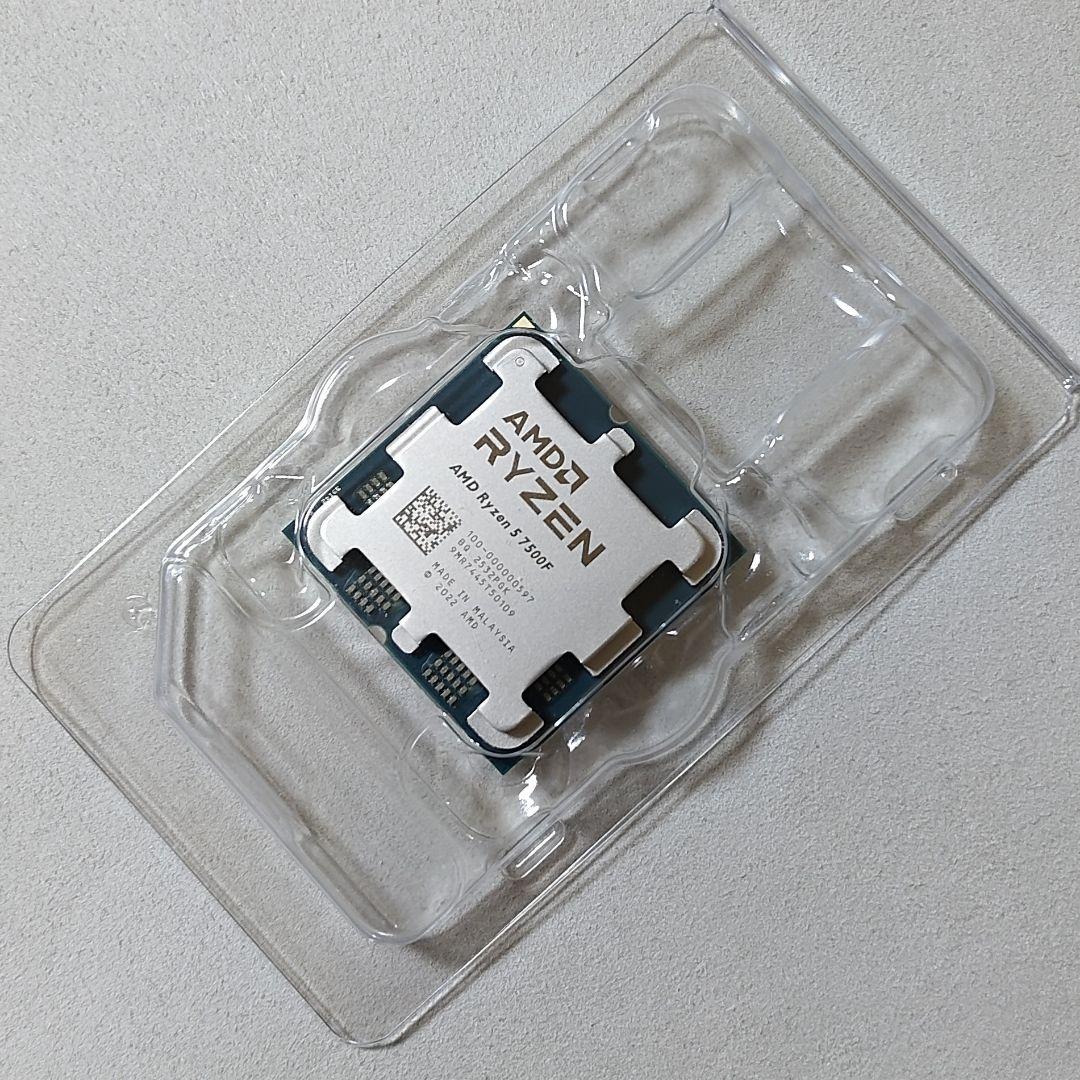 新品未使用☆AMD Ryzen 5 7500F Socket AM5 6コア