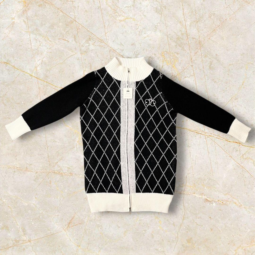 ◎新品◎★ルミニョン★diagonal check papillon knit★