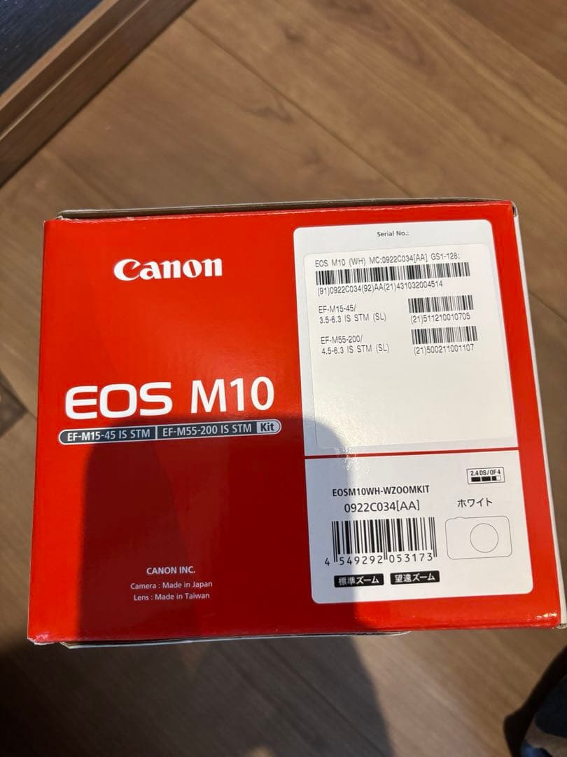 Canon EOSM10 ダブルレンズキット ホワイト