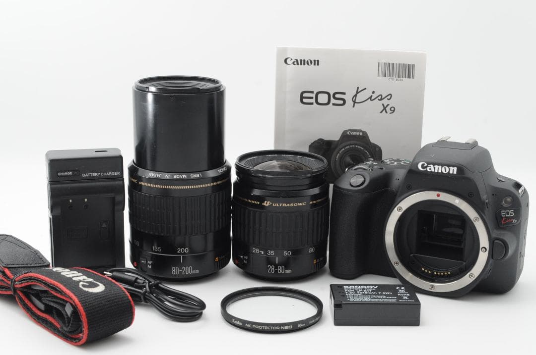 ★新品クラス④★夏SALE★ Canon EOS Kiss x9 ダブルレンズ