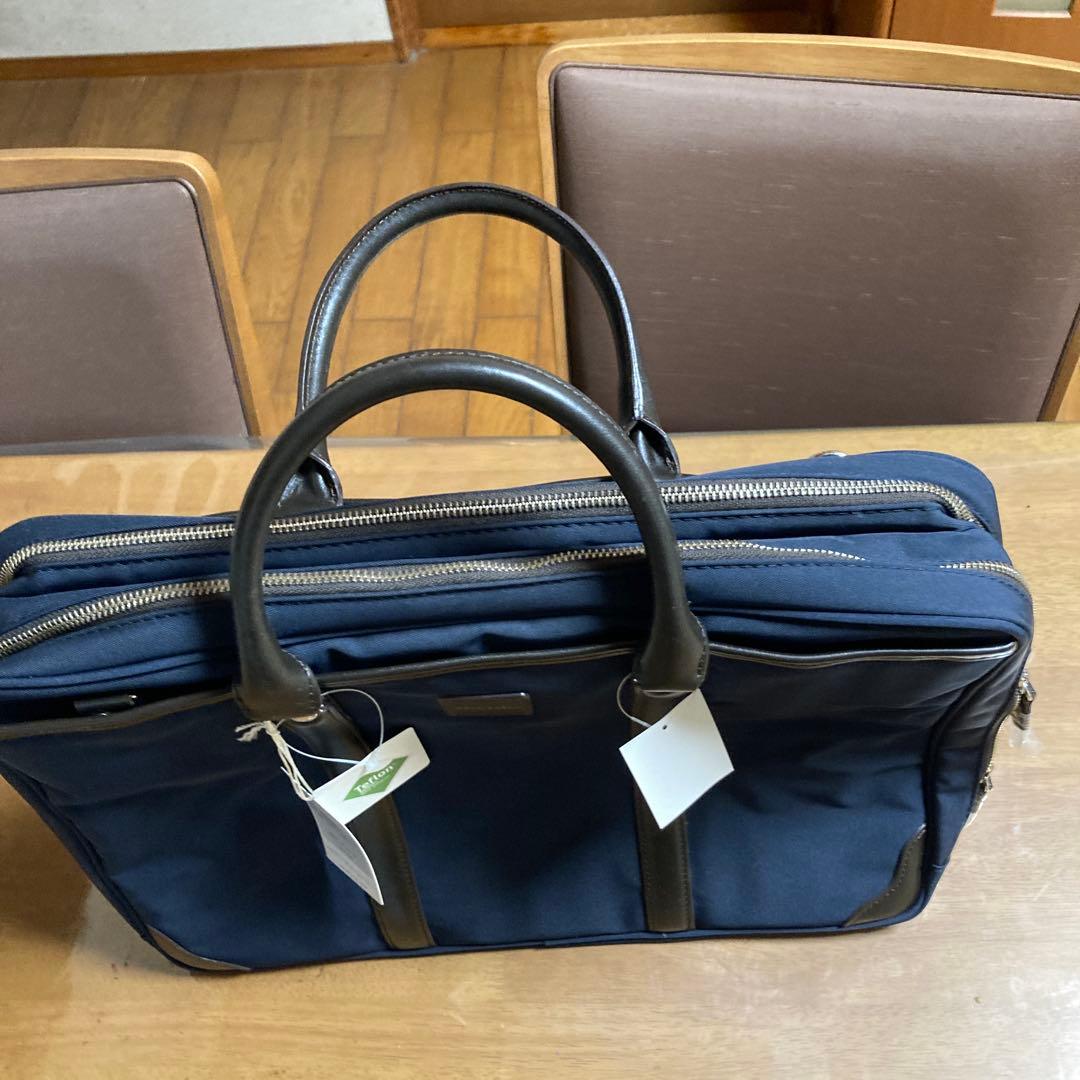 ネイビー ビジネスバッグ ナイロン