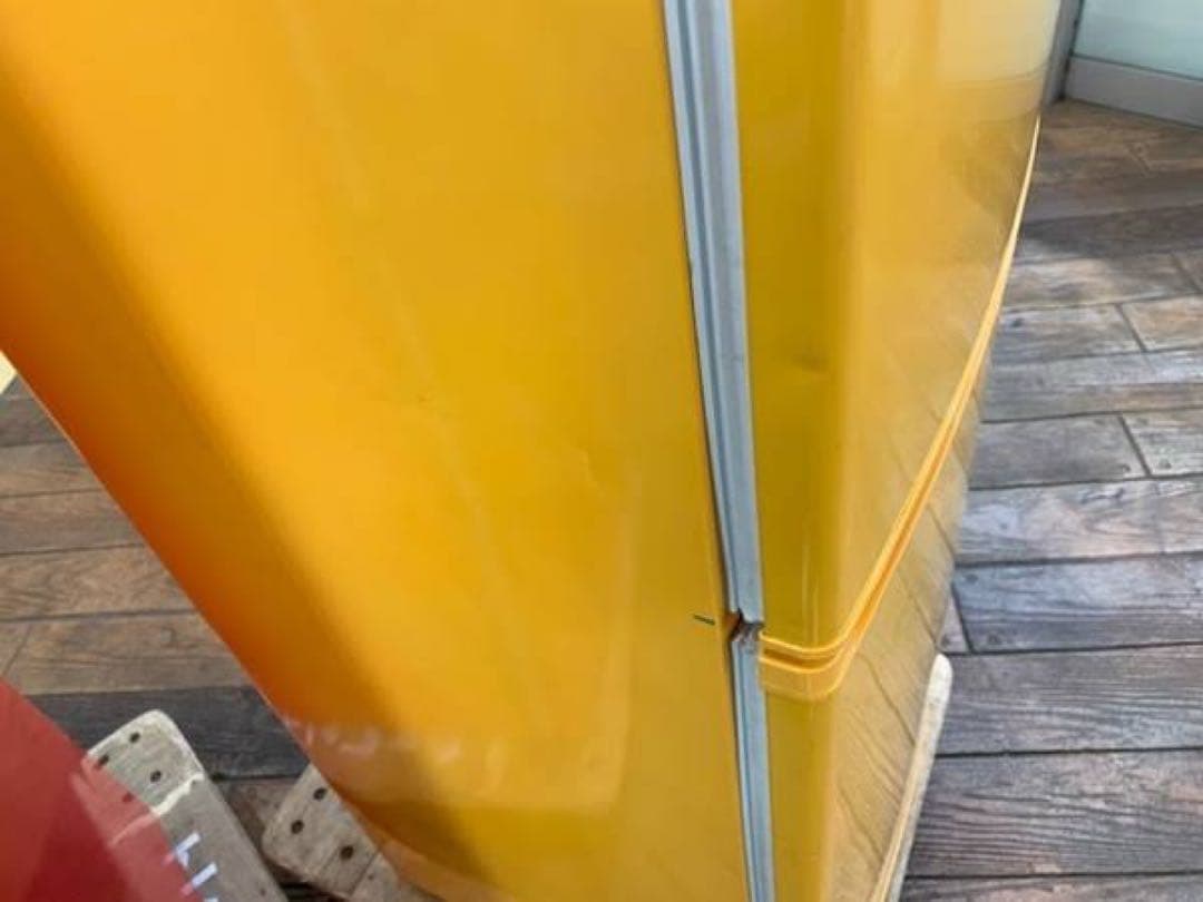 冷蔵庫　黄色　イエロー　デザイン　aqua アクア　アイリスオーヤマ　パナ