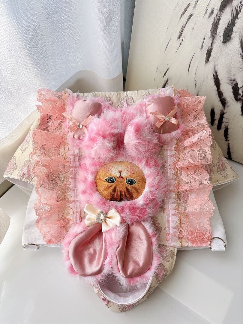 あ*き様 コヤンイサムチョン　バック　ピンクレオパード　ハンドメイド