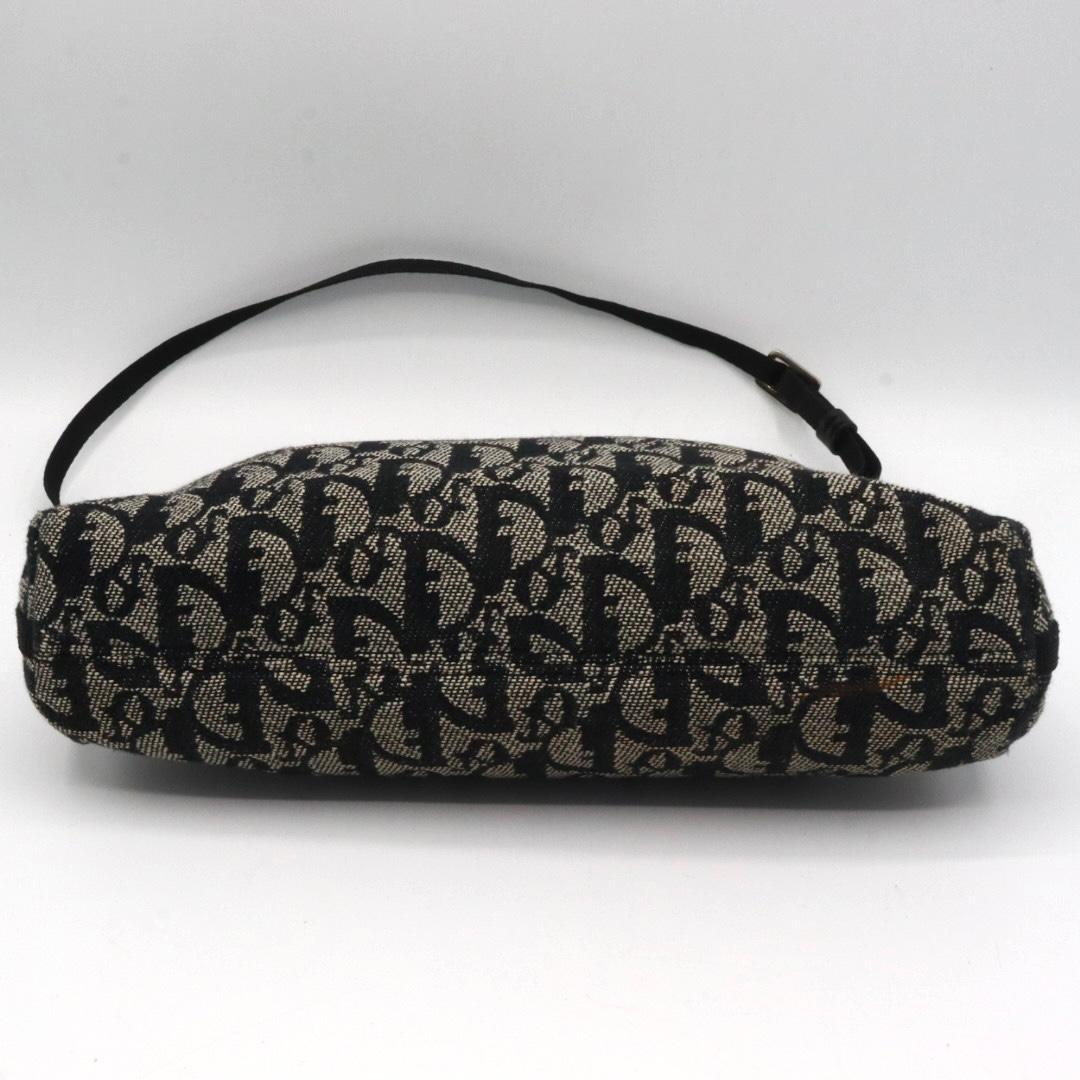 美品　クリスチャン　ディオール　トロッター　ハンドバッグ　ブラック