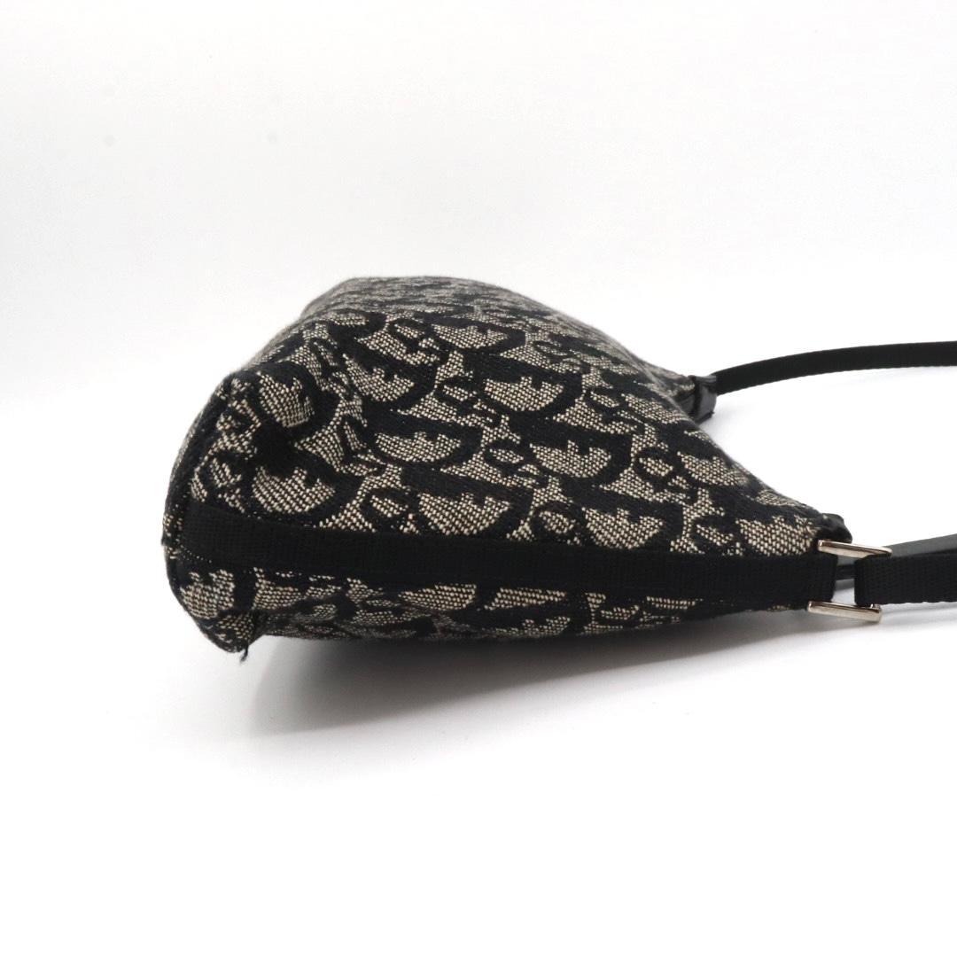 美品　クリスチャン　ディオール　トロッター　ハンドバッグ　ブラック