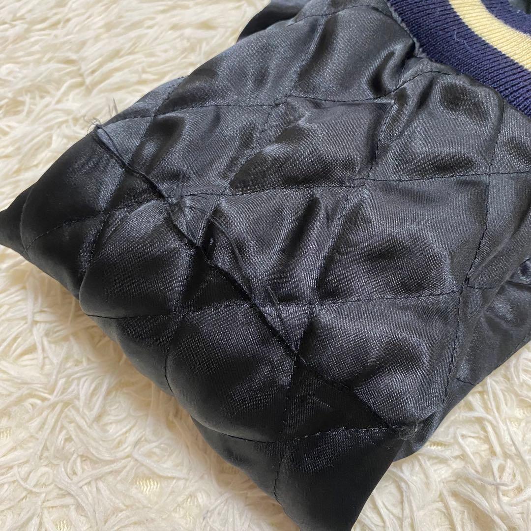 PEAK'D YELLOW リバーシブル スカジャン キルティング 和柄 刺繍