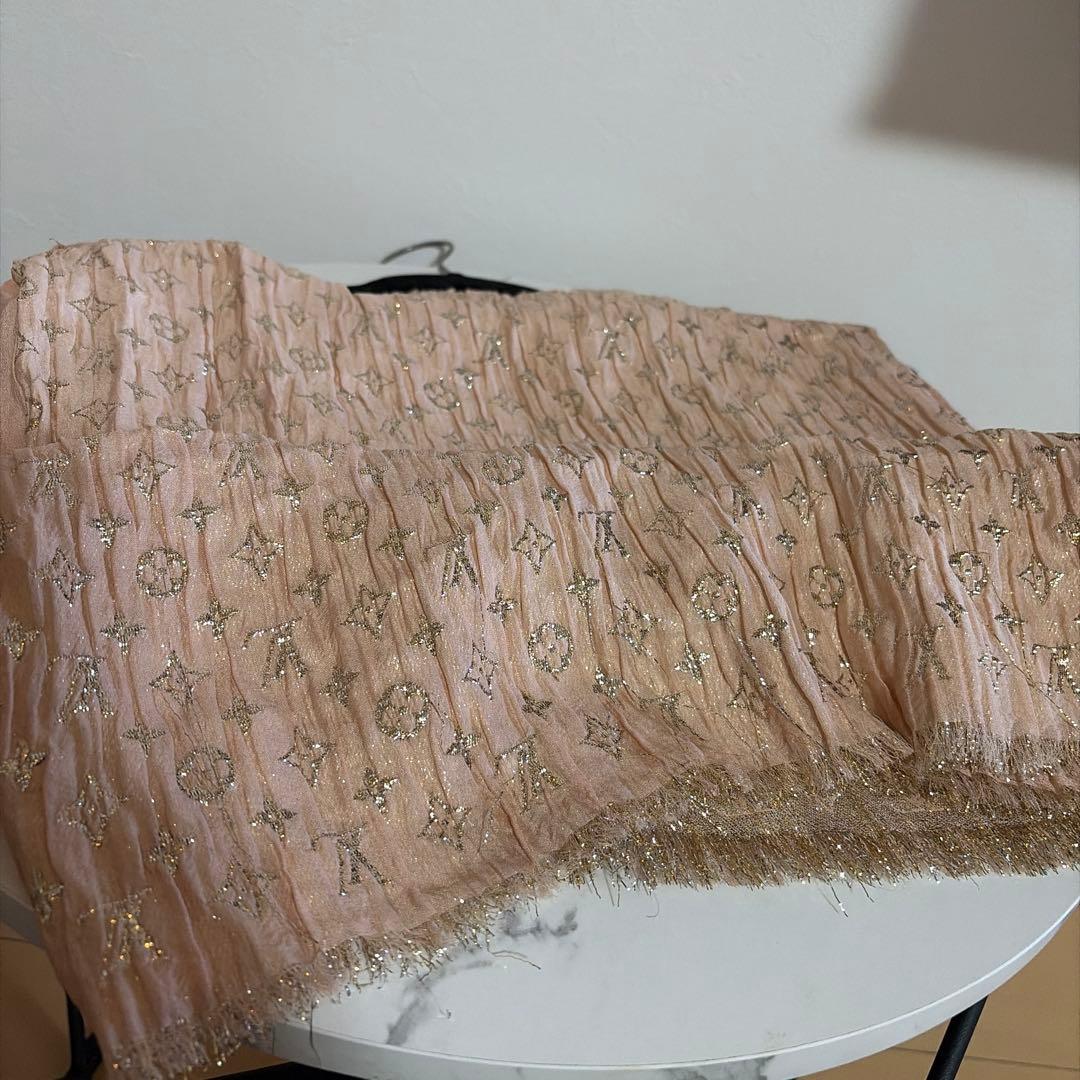 ルイヴィトン ピンク プリーツストール