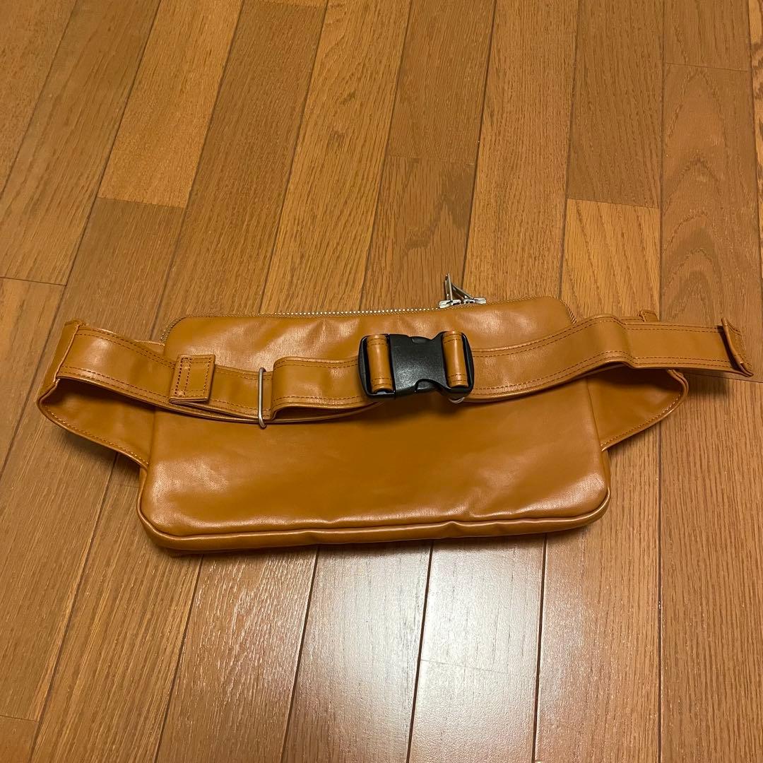 【PORTER】ポーター　キャメル　ボディバッグ　ヒップバッグ　ショルダーバッグ