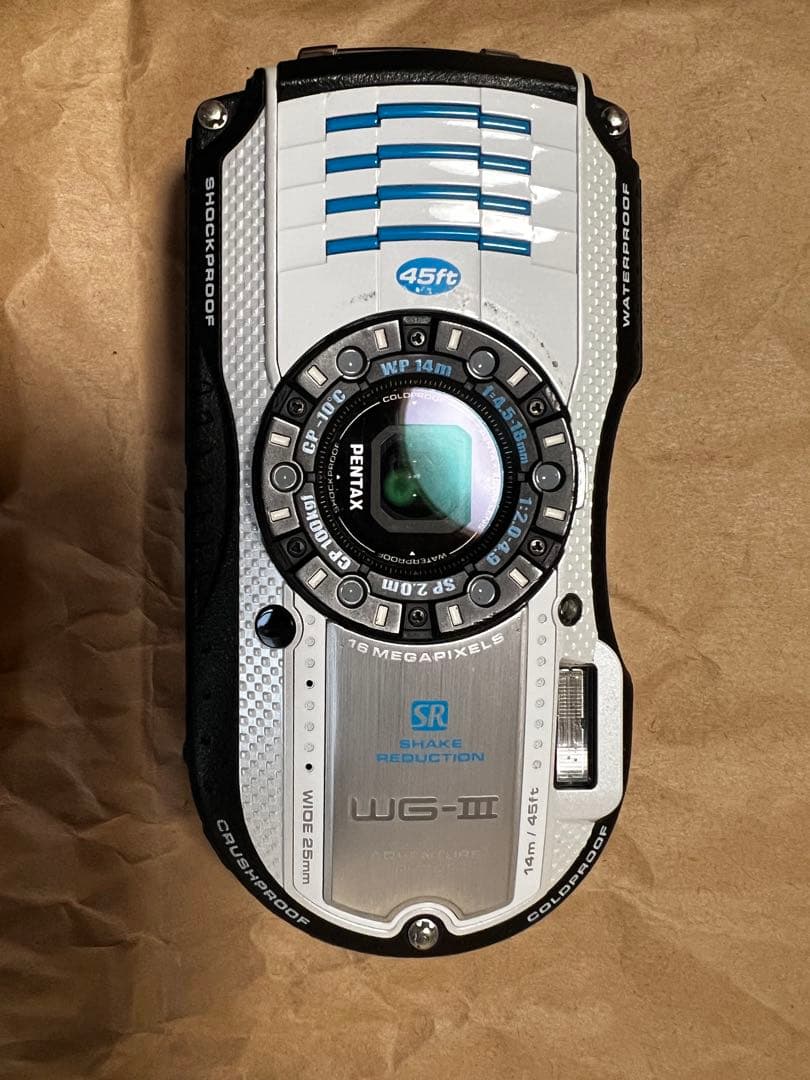 PENTAX WG-3　防水カメラ　デジタルカメラ美品　動作確認のみ