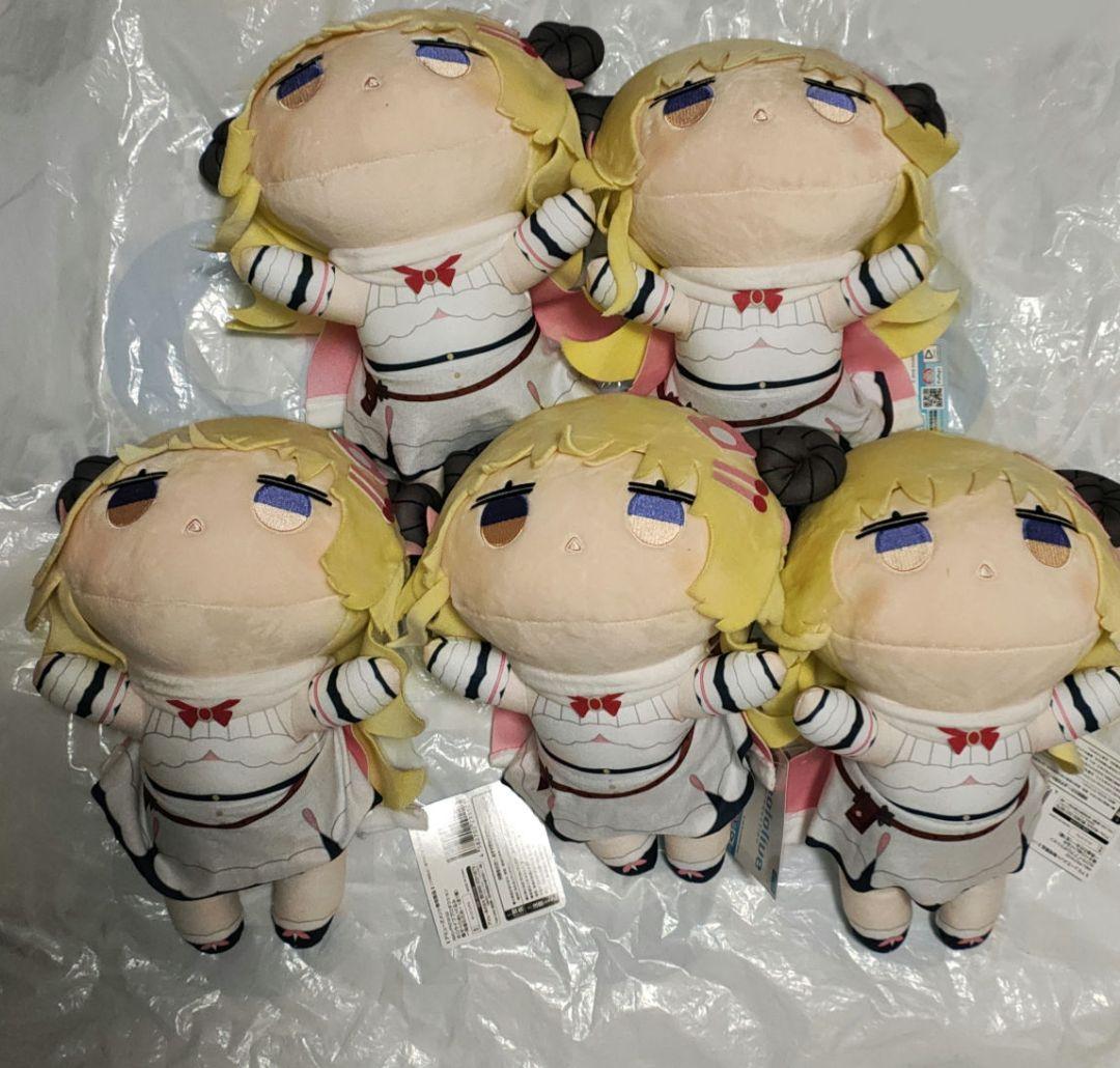 ホロライブ 角巻わため 寝そべりぬいぐるみ 5点