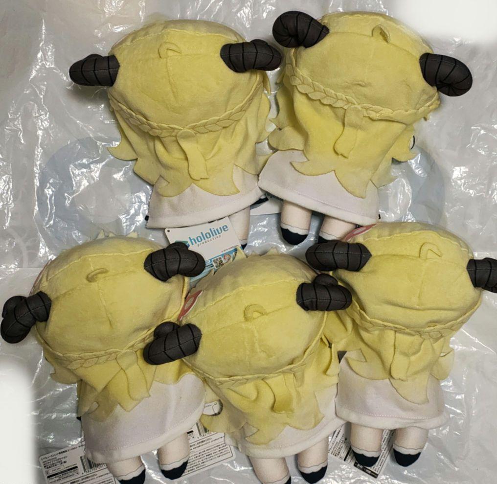 ホロライブ 角巻わため 寝そべりぬいぐるみ 5点