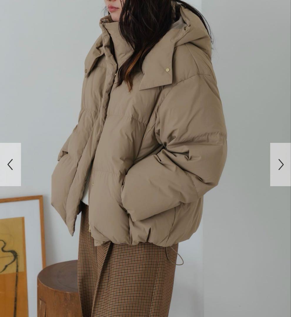 新品未使用　アーバンリサーチ　2WAYフーデットダウンコート　ベージュ　38
