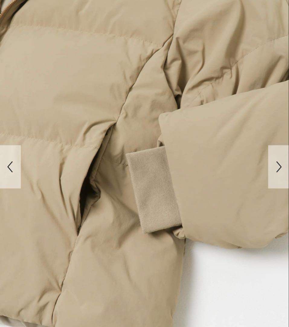 新品未使用　アーバンリサーチ　2WAYフーデットダウンコート　ベージュ　38