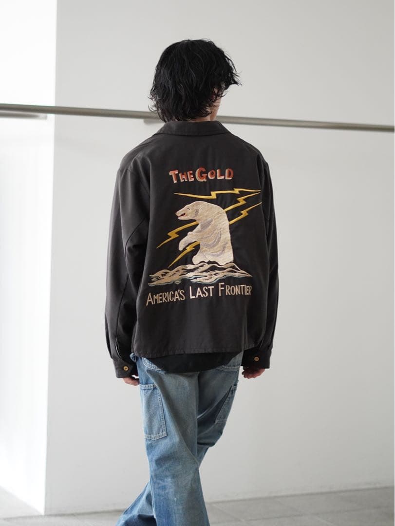 Gold alaska jacket スカジャン　aged model