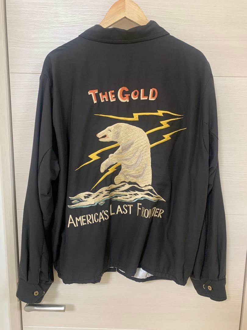 Gold alaska jacket スカジャン　aged model