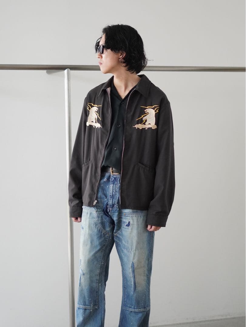 Gold alaska jacket スカジャン　aged model