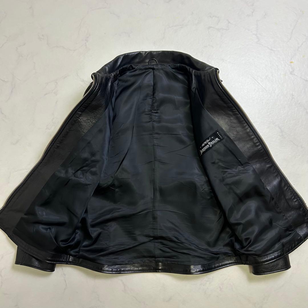 ジャケット・アウター NO,NO,YES! LEATHER JACKET HORSE-HIDE BLK