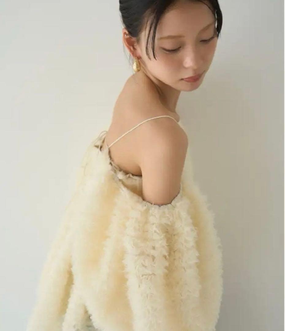 LILY BROWN 3wayチュールペプラムビスチェ