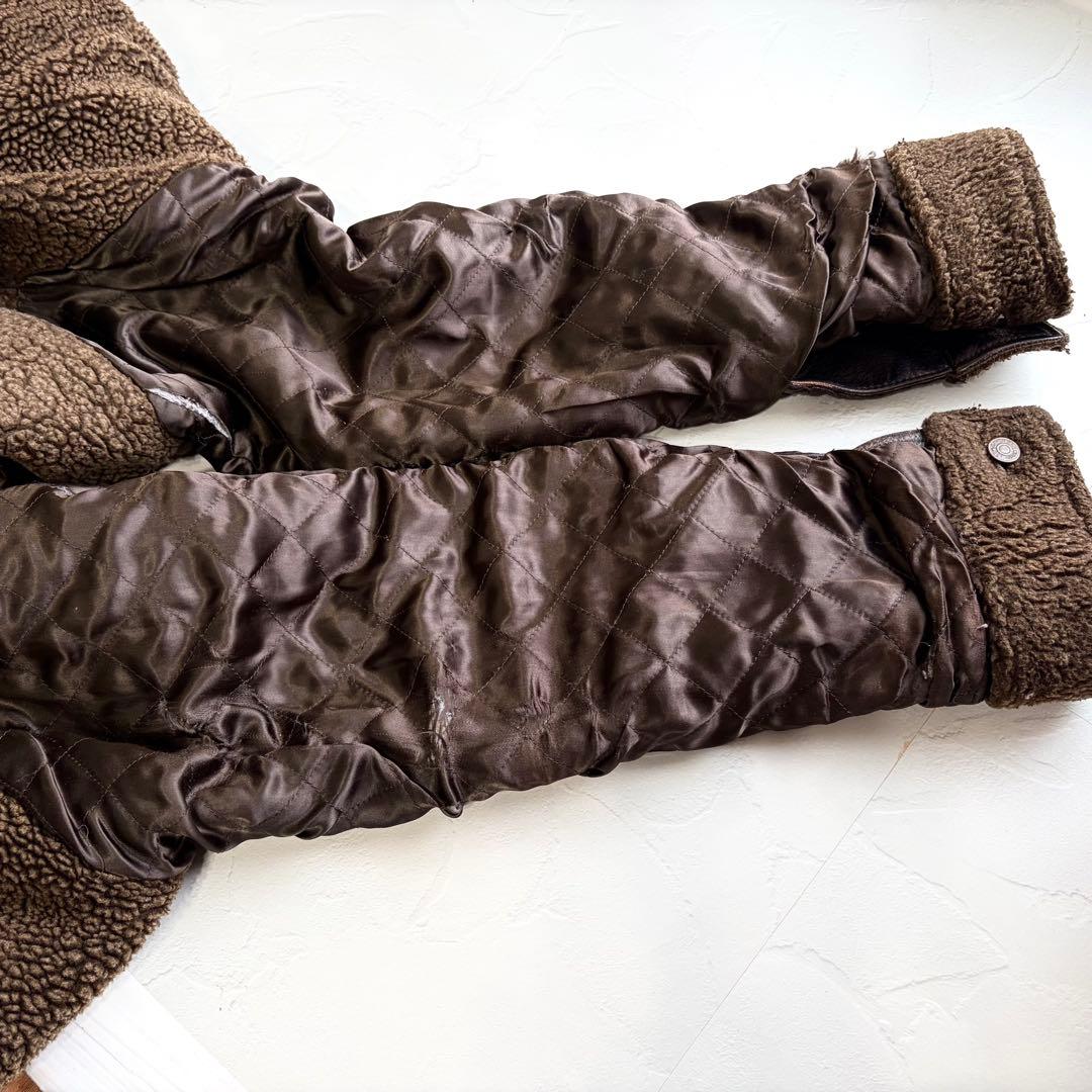 【old gap】Cow leather car coat 90's