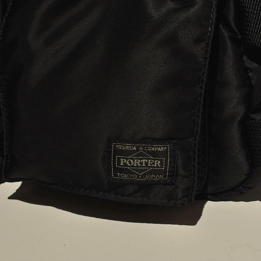 【極美品、数回使用のみ】ポーター タンカー ボディバッグ ウエストバッグ 黒