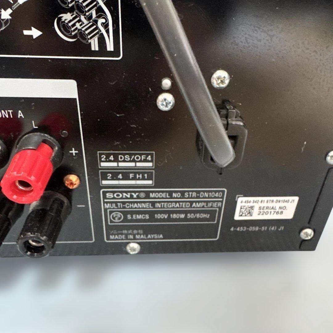 SONY AVアンプ ブラック