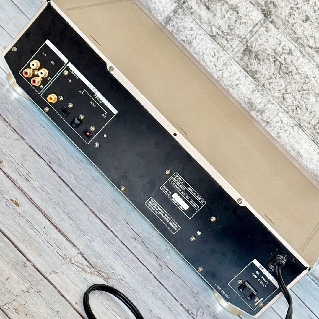 SONY「MDS-W1」ダブルMDデッキ 録音・ダビング可能