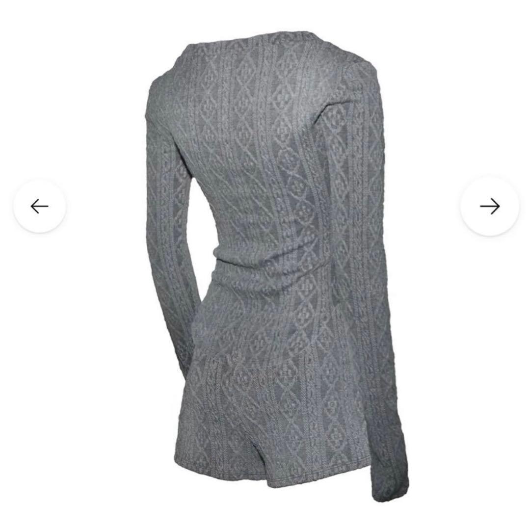 トップス THEREDTHREAD S cable knit ensemble