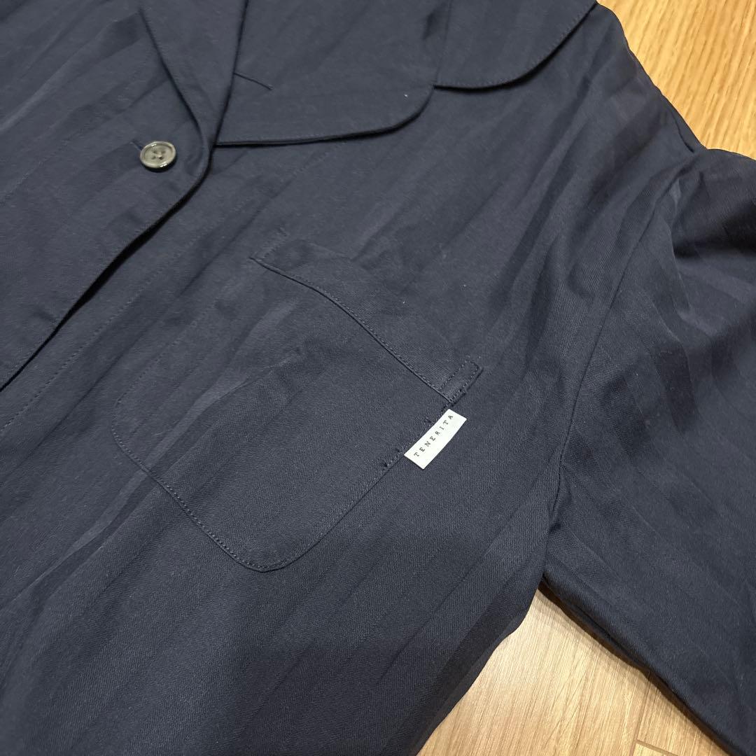 テネリータ　ダークネイビー パジャマセット　レディースTENERITA 綿