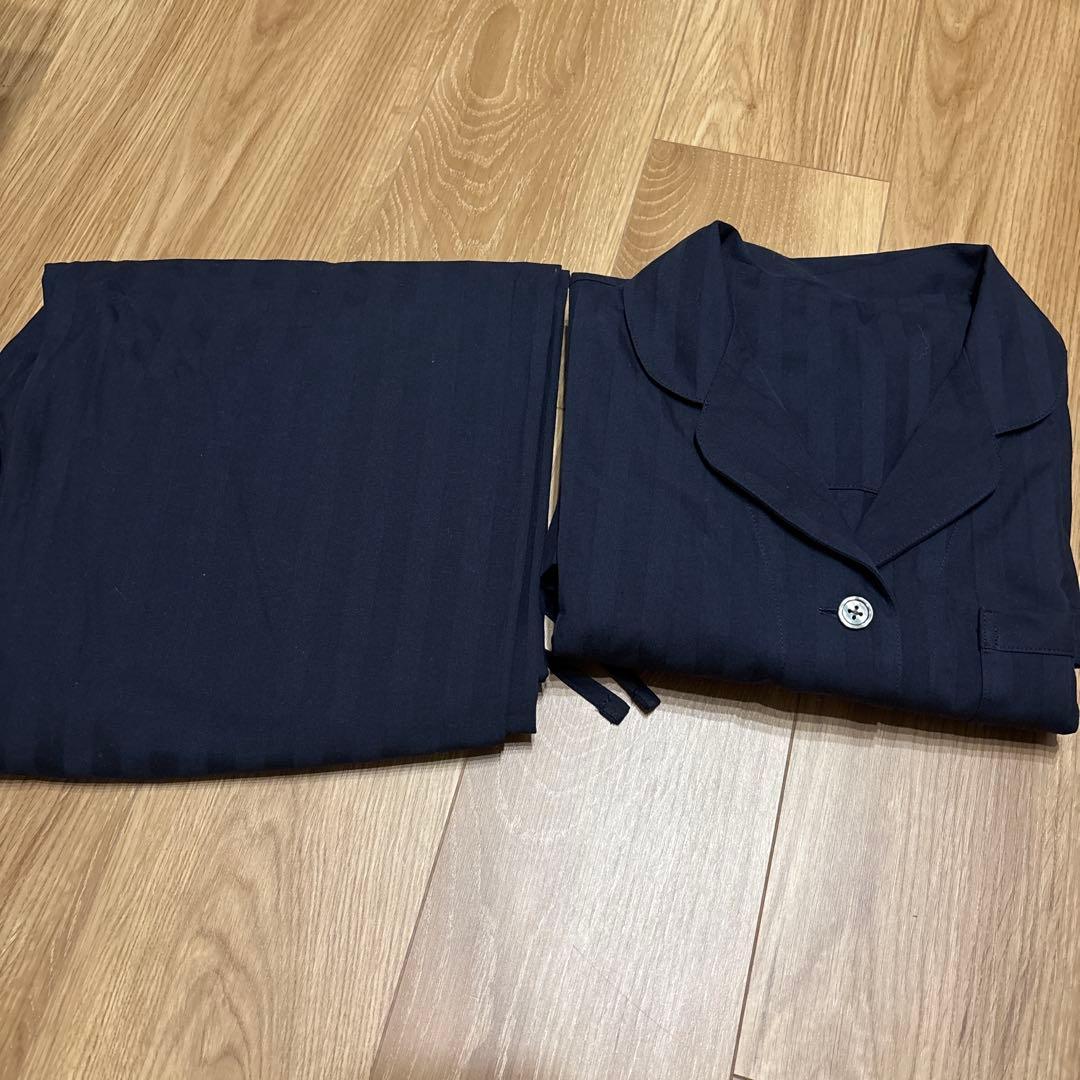 テネリータ　ダークネイビー パジャマセット　レディースTENERITA 綿