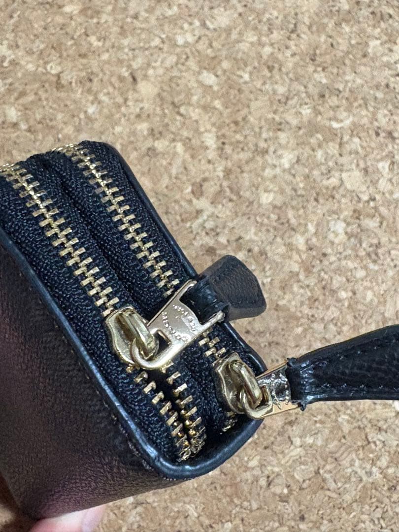 【kaz】COACH ダークブラウン　レザー ケース