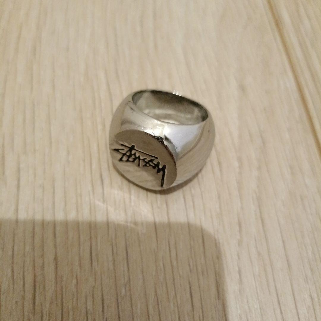 Stussy シルバーリング L/XLサイズ