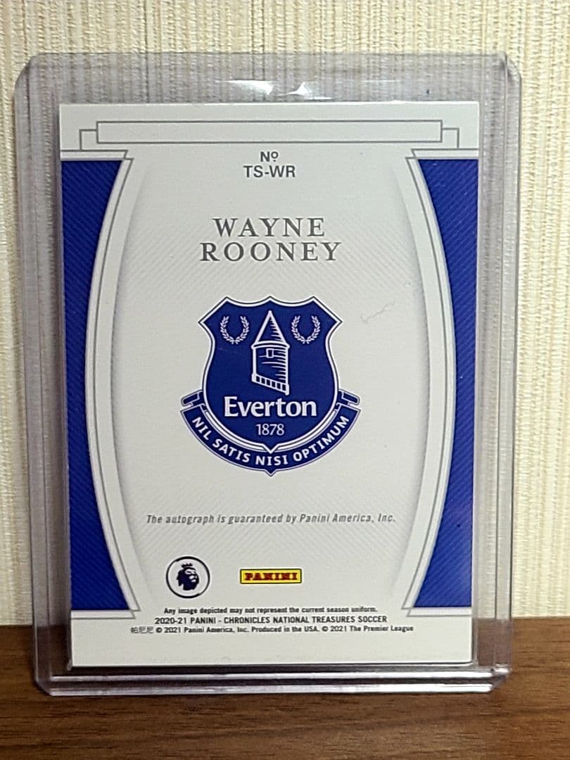 m*5様 panini ルーニー 直筆サインカード エヴァートン マンチェスター