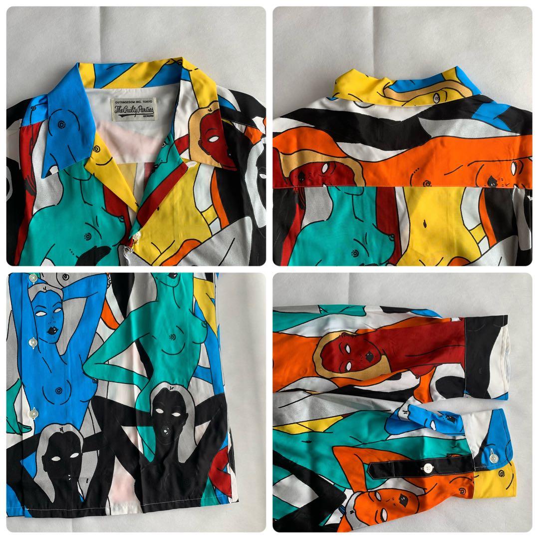 XL【WACKOMARIA】天国東京百女柄図 SHIRT／新品タグ付／送料込