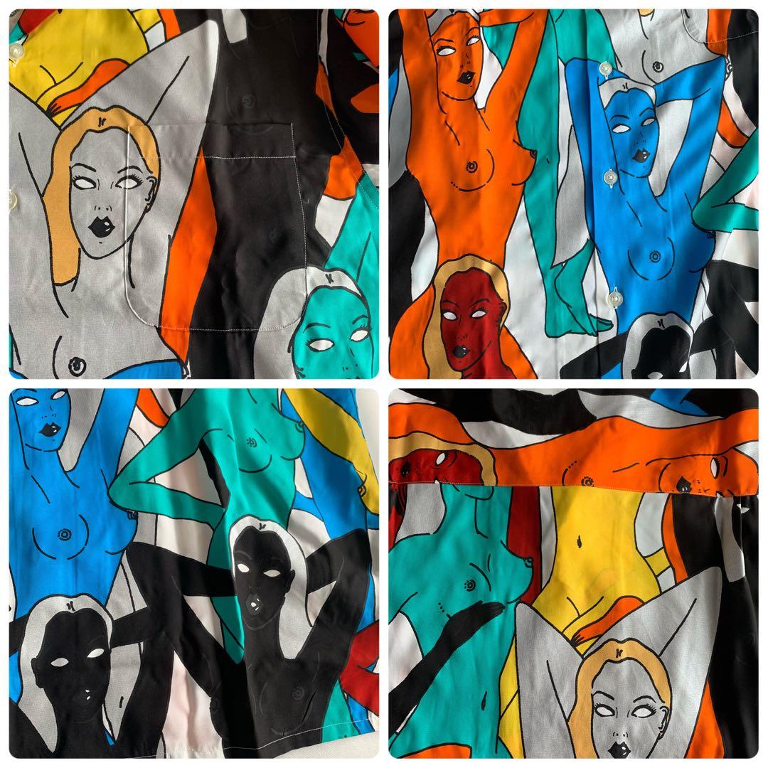 XL【WACKOMARIA】天国東京百女柄図 SHIRT／新品タグ付／送料込