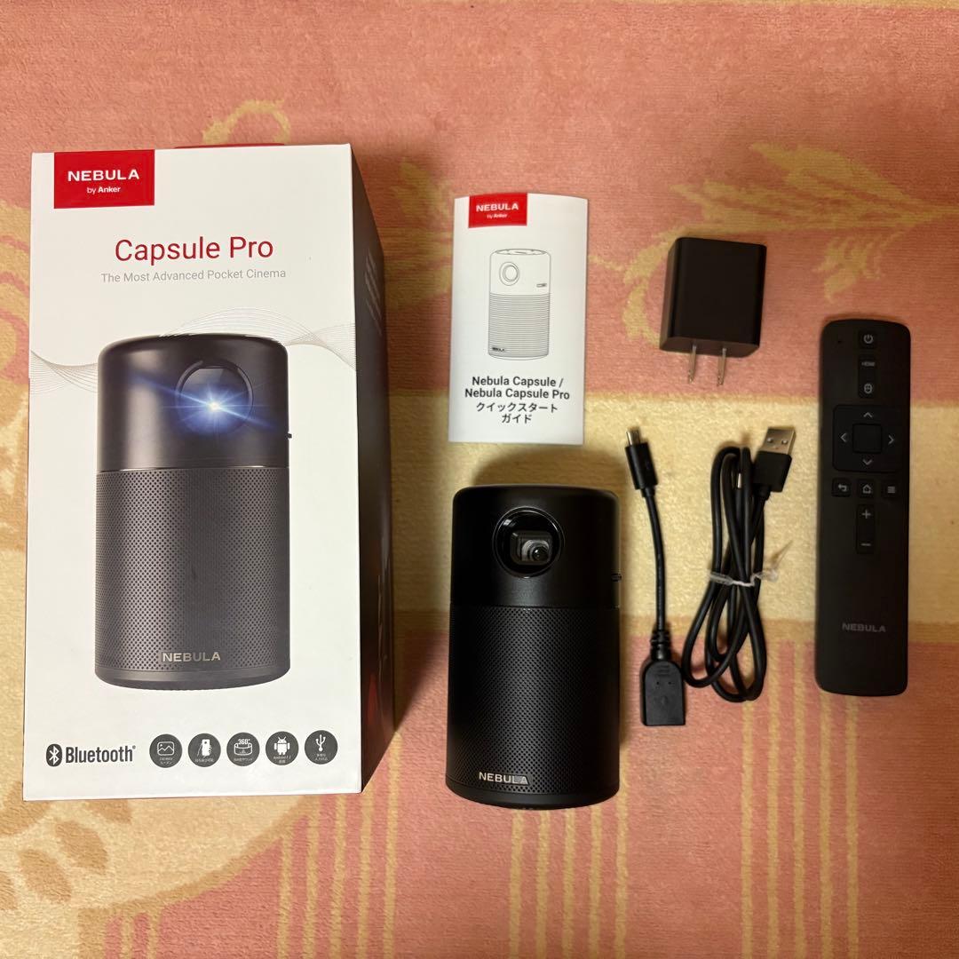 プロジェクター D4111N12 Anker Nebula Capsule Pro black