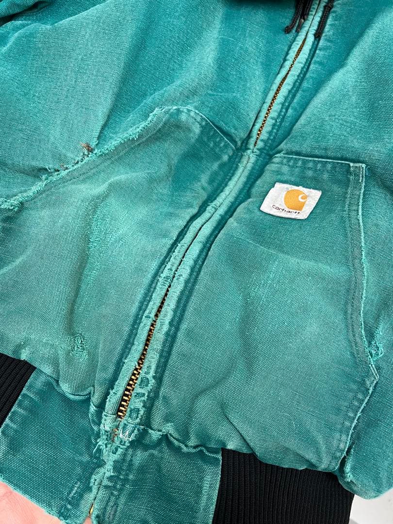 Z*L様 carhartt アクティブジャケット　エメラルドグリーン