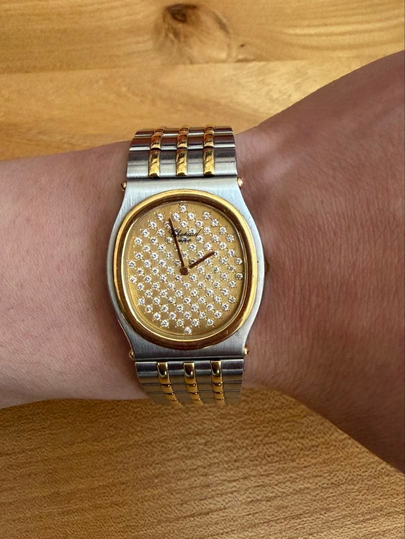 訳あり ショパール 時計 モンテカルロ 腕時計 chopard 金 ダイヤ