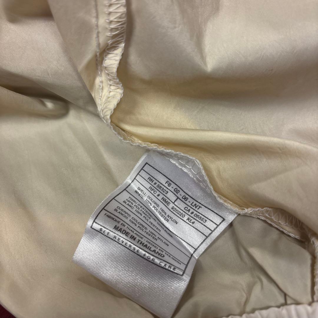 希少・90s 白タグNIKE ナイロンジャケット XL 背面ビッグスウォッシュ