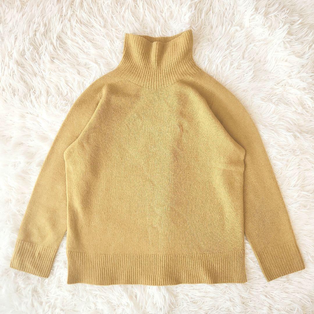 マーガレットハウエル 20AW ウール カシミヤ タートル ネック ニット Ⅱ