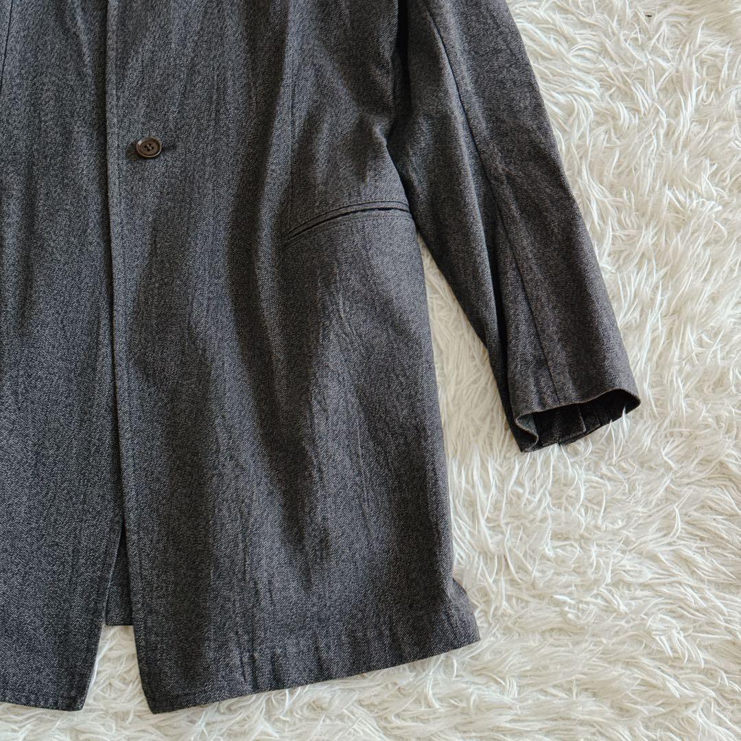 Y’s ワイズ ロングコートジャケット 羽織り 2サイズ グレー ユニセックス