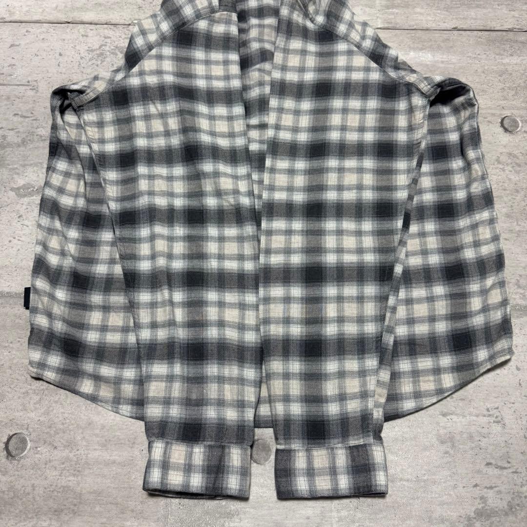 patagonia 17年製 フィヨルドフランネルシャツ オンブレ ブラック