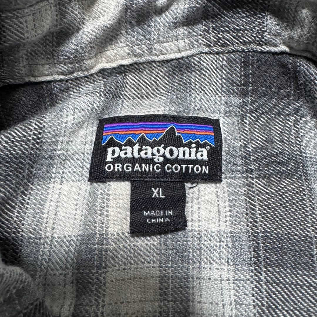 patagonia 17年製 フィヨルドフランネルシャツ オンブレ ブラック