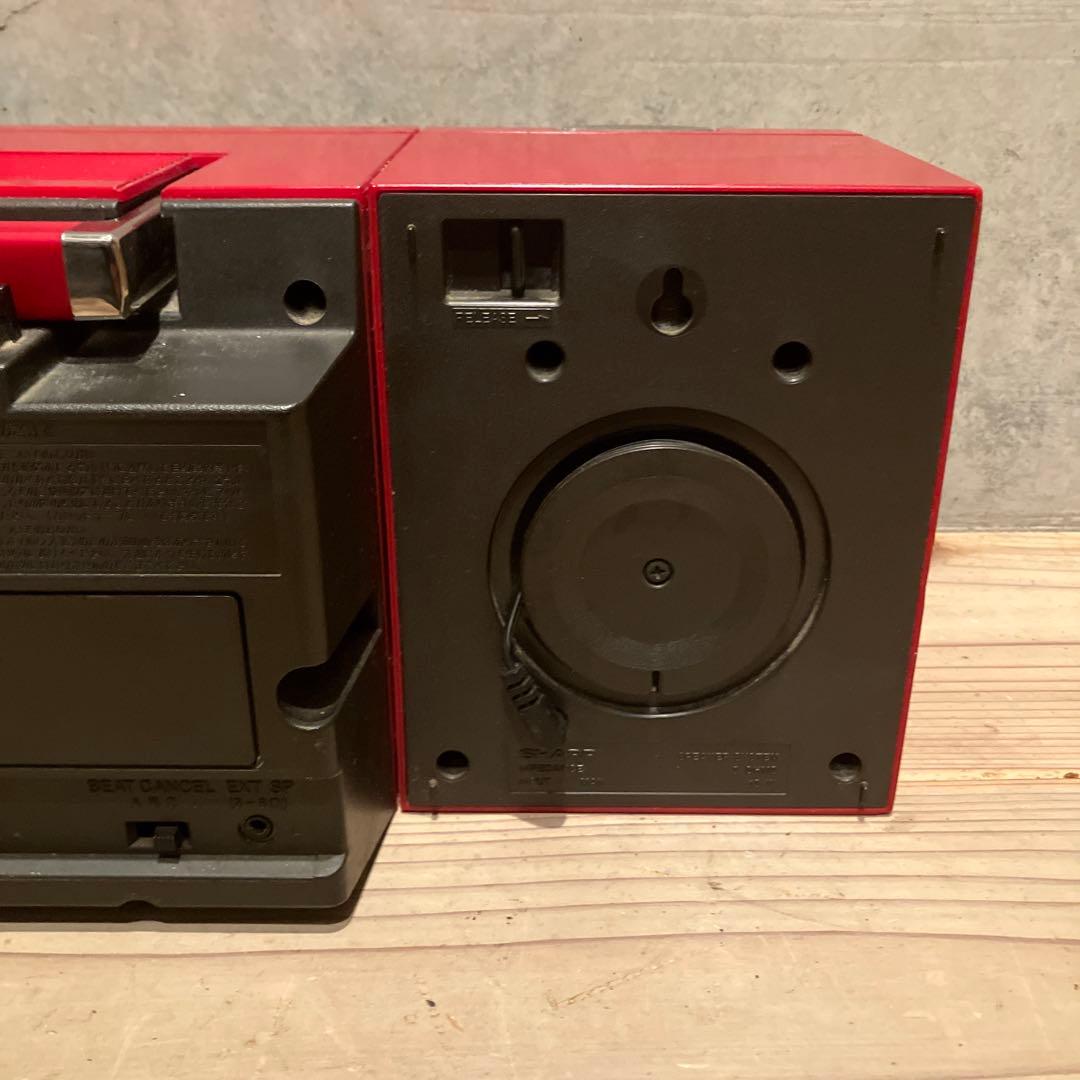 SHARP QT-88 MK Ⅱ　 ダブルラジカセ 昭和レトロ　希少　昭和家電