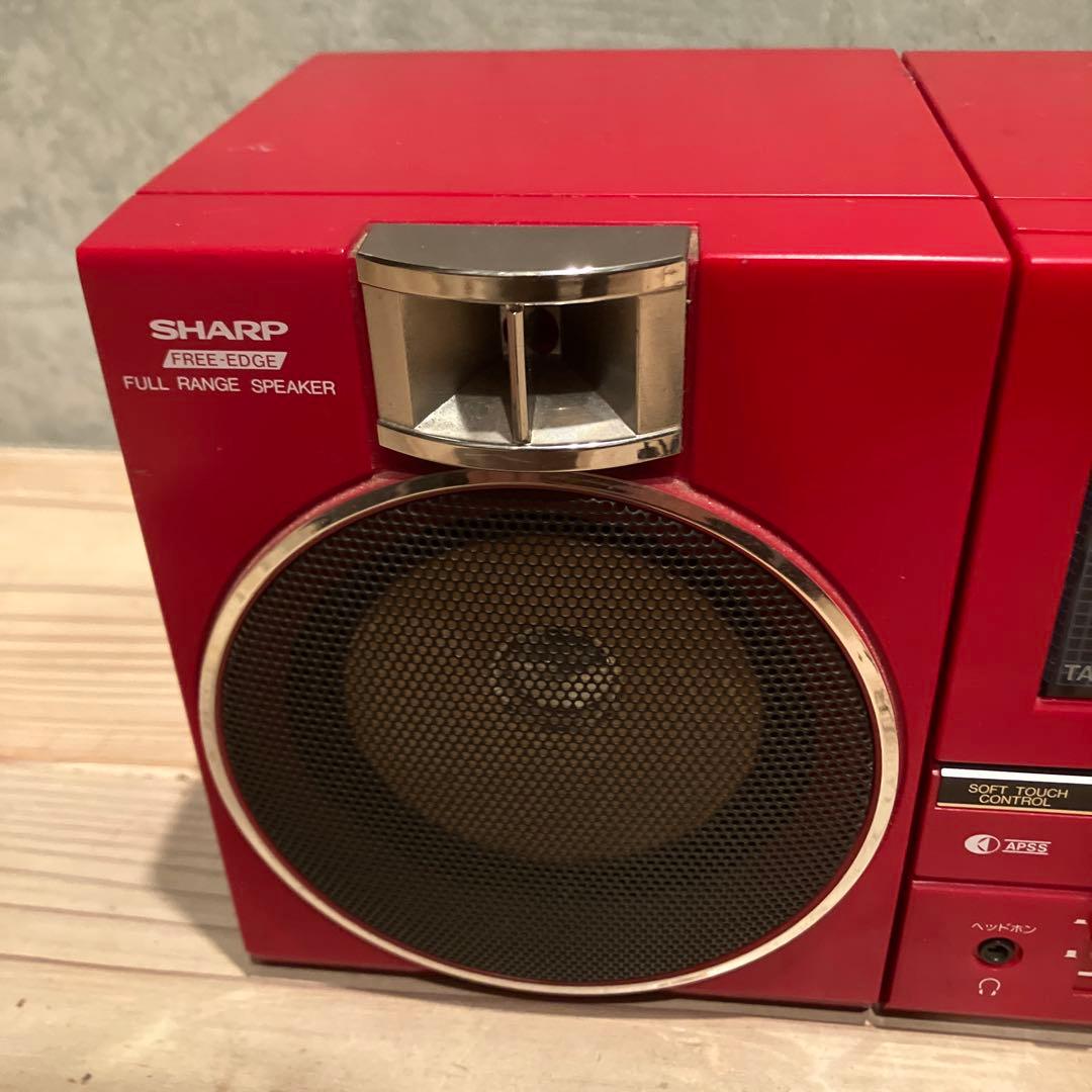 SHARP QT-88 MK Ⅱ　 ダブルラジカセ 昭和レトロ　希少　昭和家電