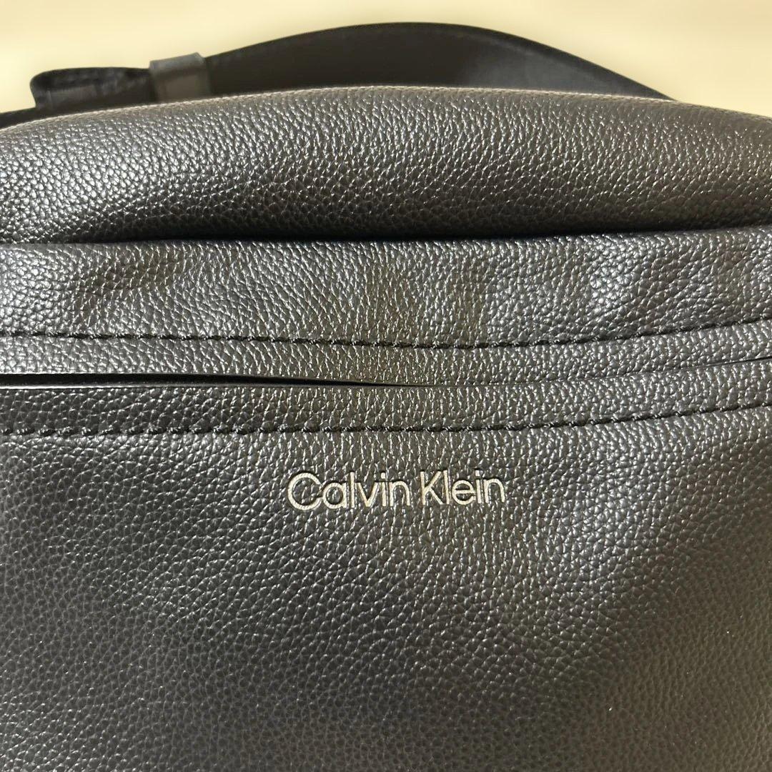 （試着程度）カルバンクライン　レザーウエストポーチ
