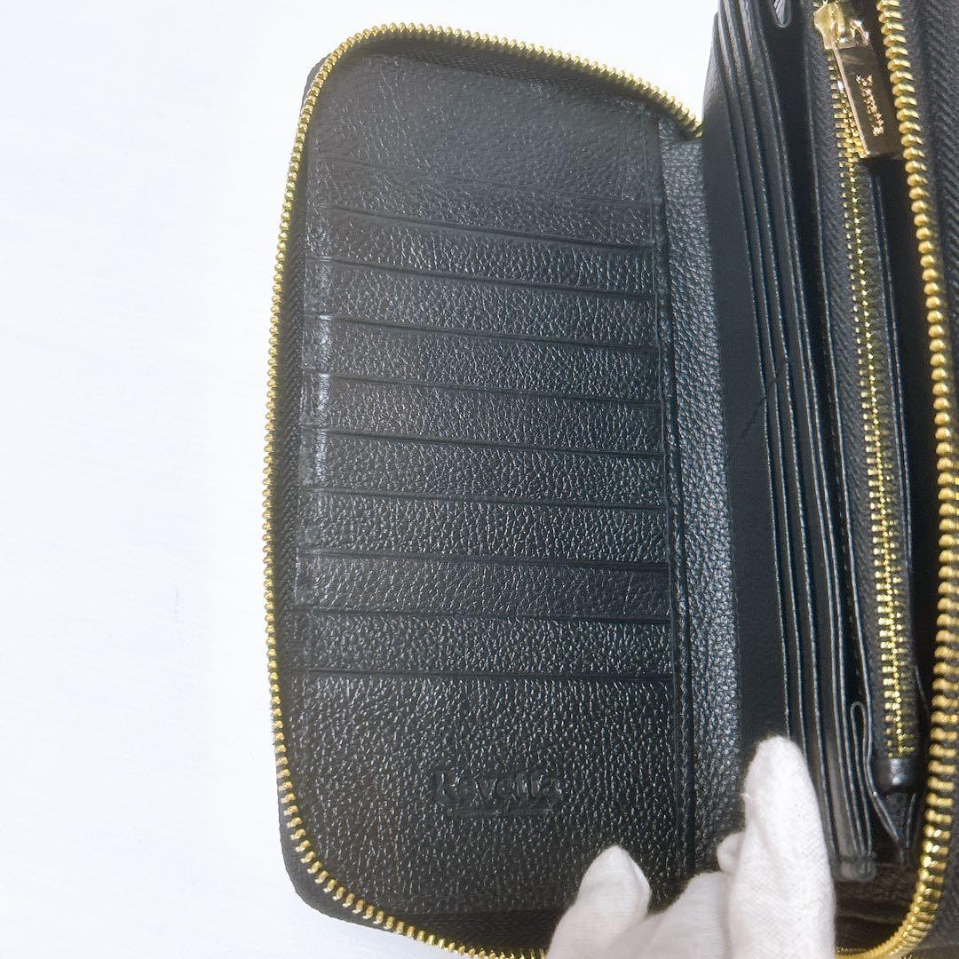 新品未使用✨レヴェッタ Revetta エイ革 長財布 ダブルラウンドファスナー