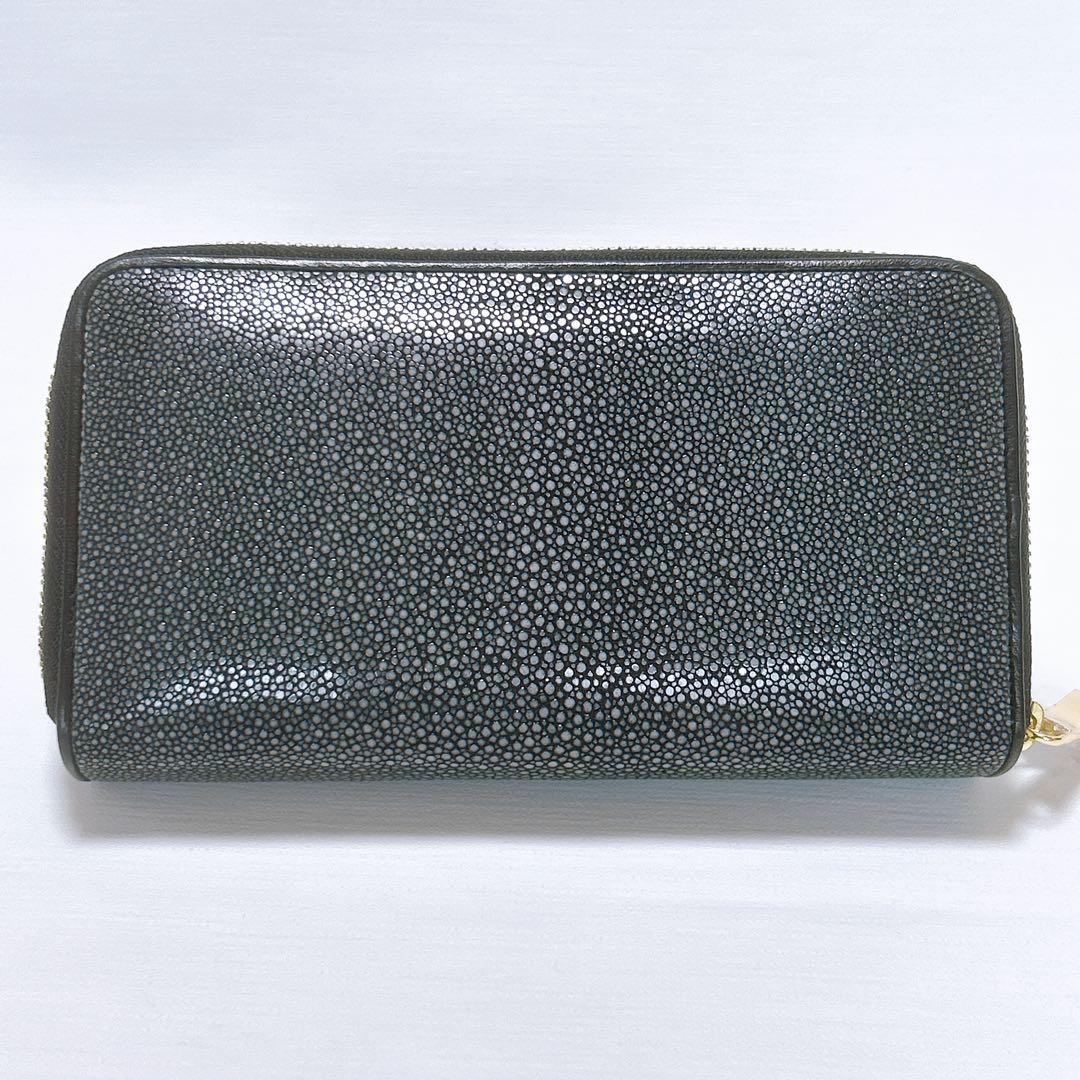 新品未使用✨レヴェッタ Revetta エイ革 長財布 ダブルラウンドファスナー