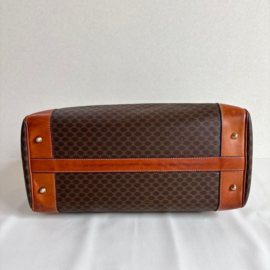 【セリーヌ】CELINE ボストンバッグ マカダム柄 旅行かばん オールド