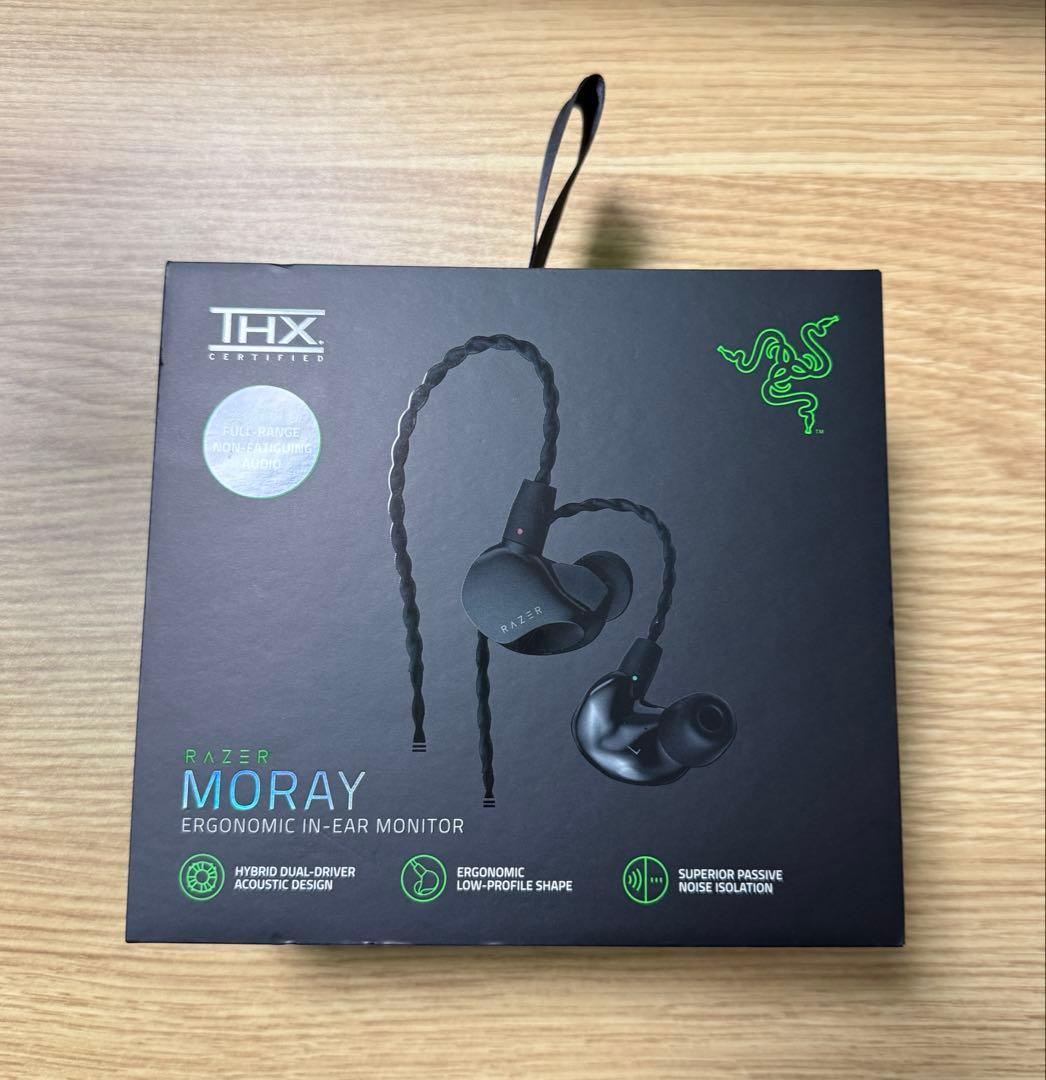 【美品】Razer Moray インイヤー型モニターイヤホン